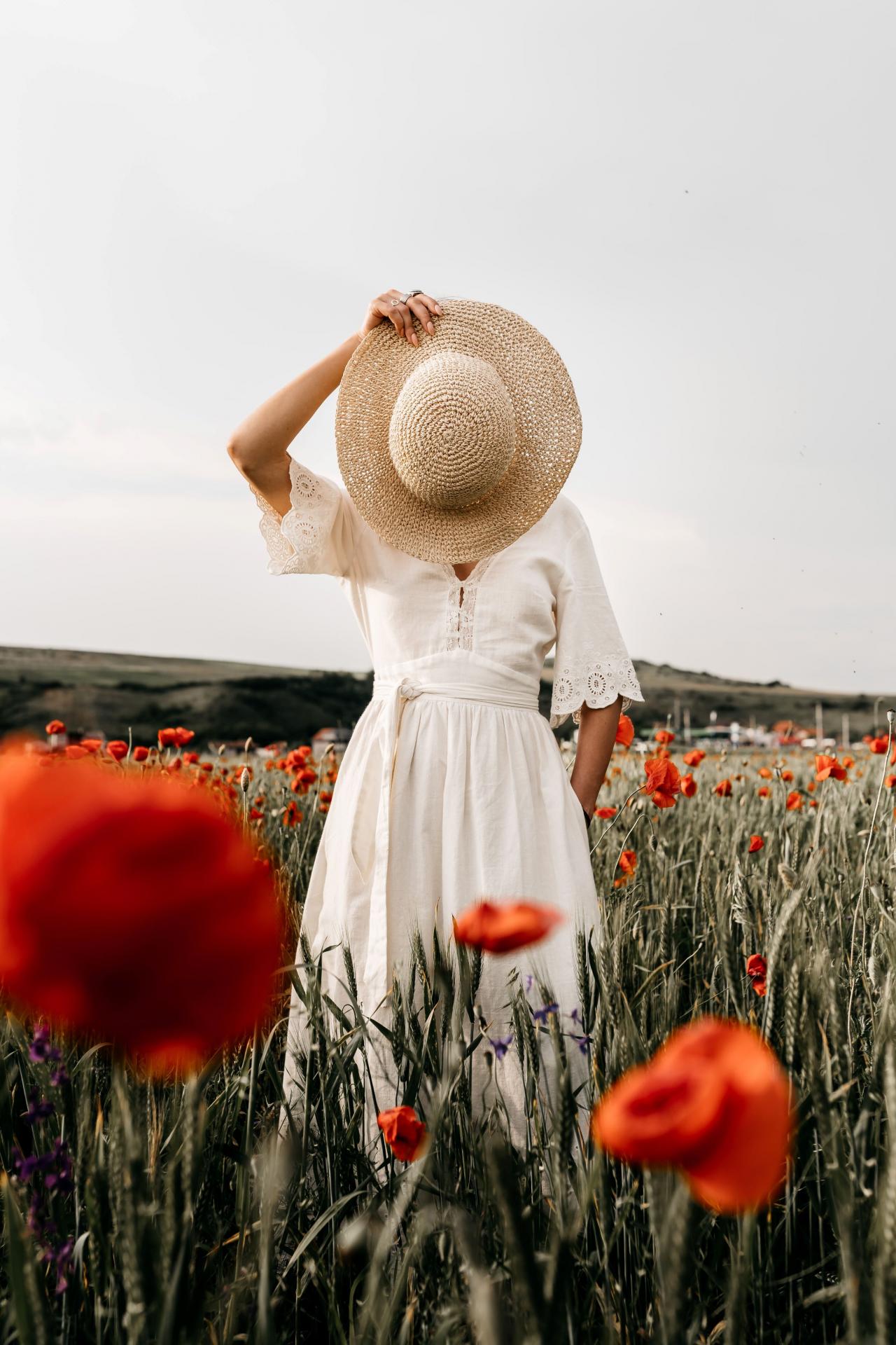Femme coquelicot 4032